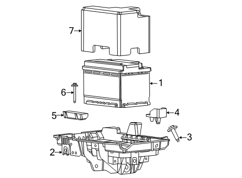 2014 Dodge Dart Battery Battery Feed Wiring Diagram for 68160394AE