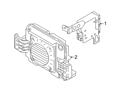 2016 Hyundai Sonata Electrical Components Control Unit Assembly-V.E.S.S Diagram for 96390-E6000