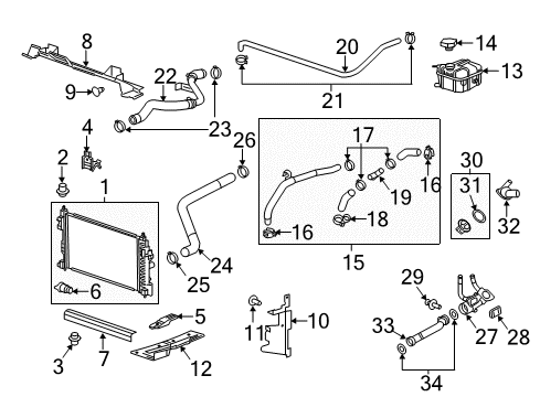 2014 Buick LaCrosse Powertrain Control Lower Seal Diagram for 22867535