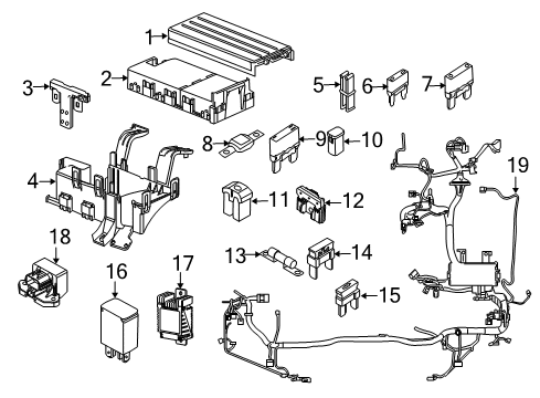 2011 Mercury Milan Fuel Supply Fuel Pump Diagram for AE5Z-9H307-L