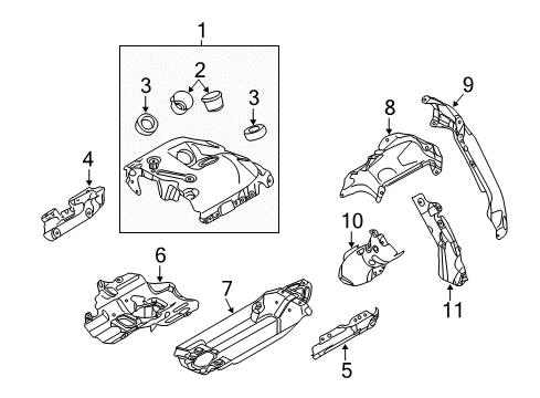 2014 BMW X5 Turbocharger Sleeve Diagram for 11657585807