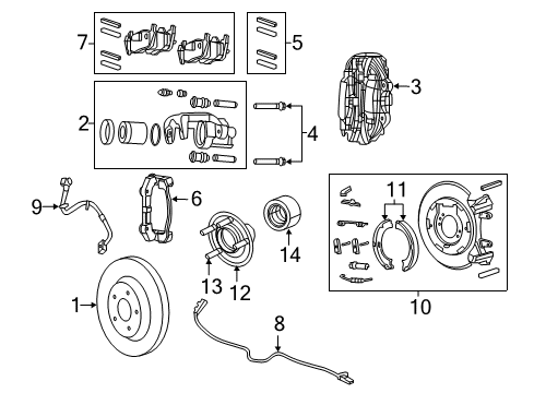 2020 Dodge Durango Parking Brake Cable-Parking Brake Diagram for 52124964AE