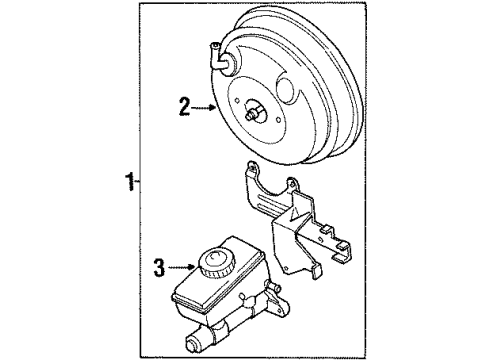 1999 Kia Sportage Hydraulic System Valve-Dp Diagram for 0K01843900