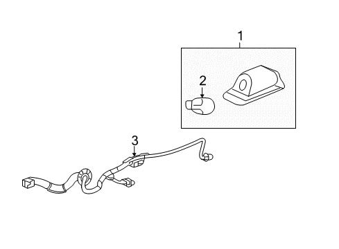 2021 Chevrolet Trax Bulbs Harness Diagram for 42754401