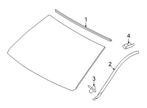 2015 Toyota Land Cruiser Reveal Moldings Side Molding Pad Diagram for 75548-60021