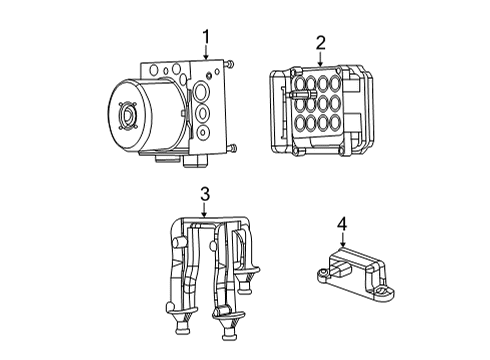 2015 Chrysler 300 ABS Components Module-Dynamics Diagram for 56029549AD