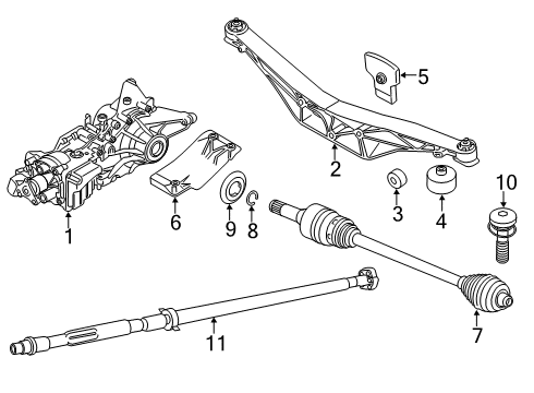 2020 BMW X2 Axle & Differential - Rear Cover Diagram for 33366867193