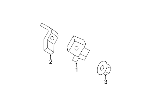 2014 Hyundai Azera Tire Pressure Monitoring Tpms Module Assembly Diagram for 95800-3V500