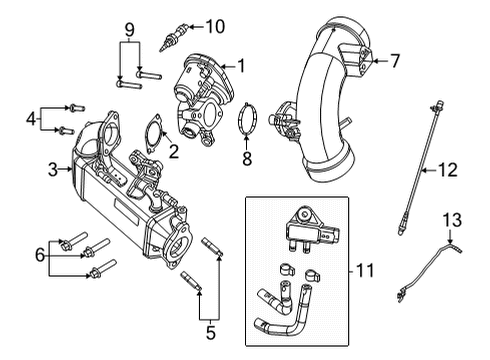 2020 Ram 1500 Emission Components VAPOR Diagram for 52029888AD