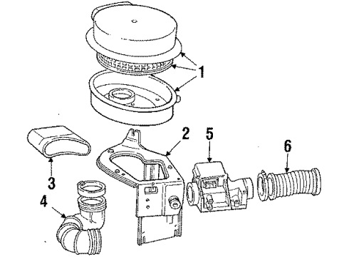 1986 Merkur XR4Ti Powertrain Control Oxygen Sensor Diagram for E63Z9F472A