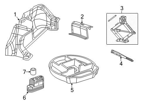 2015 Chrysler 200 Interior Trim - Rear Body Panel-Deck Lower Rear Closure Diagram for 1WW25DX9AC
