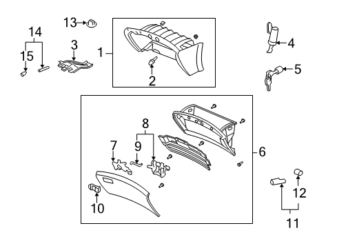 2004 Acura TL Cluster & Switches, Instrument Panel Wire Diagram for 34757-SEP-A01