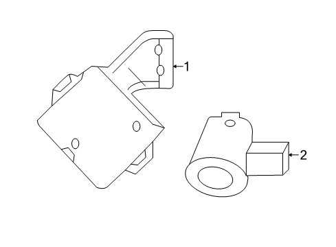 2016 Chevrolet City Express Electrical Components Module Diagram for 19317620