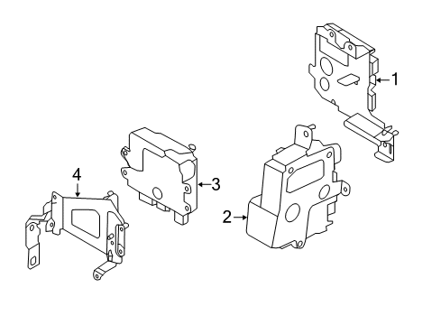 2019 Infiniti Q50 Electrical Components Controller Assy-Power Steering, Column Diagram for 285H0-4HL5A