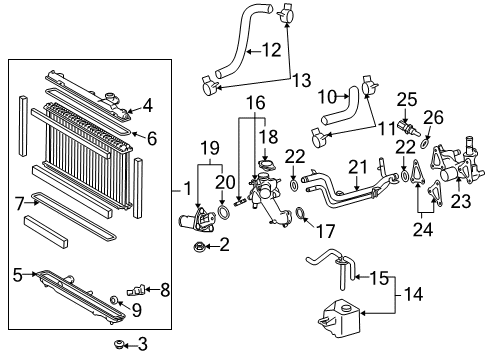 2009 Lexus GS350 Powertrain Control Engine Control Computer Diagram for 89661-30M50