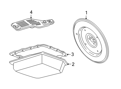 2005 Ford Mustang Automatic Transmission Transmission Diagram for 4R3Z-7000-BRM