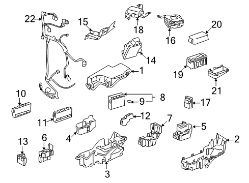 2009 Lexus GS450h Headlamp Washers/Wipers Bracket, Oil Pump Motor Controller Diagram for G1168-30020