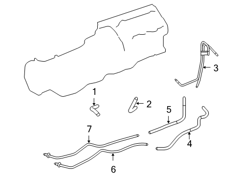 2016 Toyota 4Runner Trans Oil Cooler Connector Hose Diagram for 32941-60370