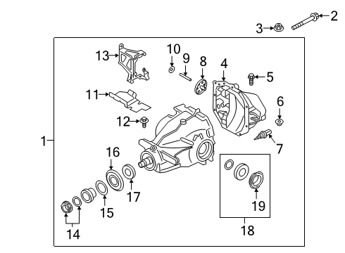 2020 BMW Z4 Axle & Differential - Rear Flanged Cap Screw Diagram for 33118650753