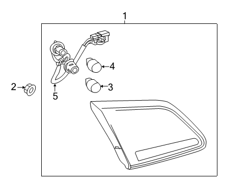 2015 Chevrolet SS Bulbs Socket & Wire Diagram for 92266909