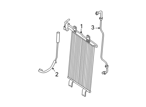 2010 Nissan Titan Trans Oil Cooler Nut-Sq Diagram for 01213-0001U