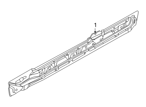 2010 Jeep Liberty Rocker Panel SILL-Body Side Diagram for 55113267AG