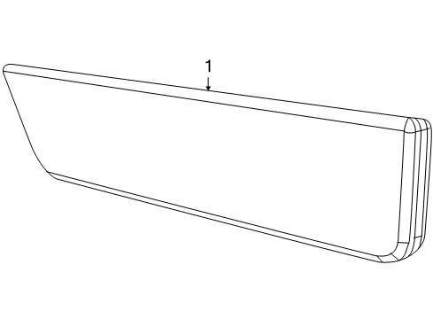 2008 Dodge Challenger Front Lamps - Side Marker Lamps Lamp-Side Marker Diagram for 68043395AA