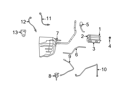 2007 Dodge Nitro Powertrain Control Powertrain Control Module Diagram for 5094280AF