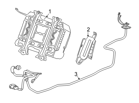 2012 Honda Civic Battery Duct Assy., Air Inlet Diagram for 1J630-RW0-003