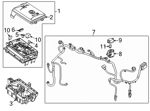 2016 Buick Encore Fuse & Relay Fuse & Relay Box Diagram for 94520906