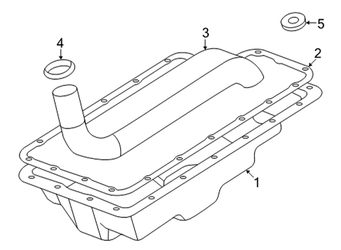 2016 Ford E-350 Super Duty Case & Related Parts Manual Shaft Seal Diagram for BC3Z-7F337-B