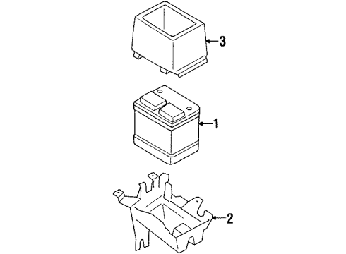 2001 Mercury Villager Battery Negative Cable Diagram for XF5Z-14301-AA