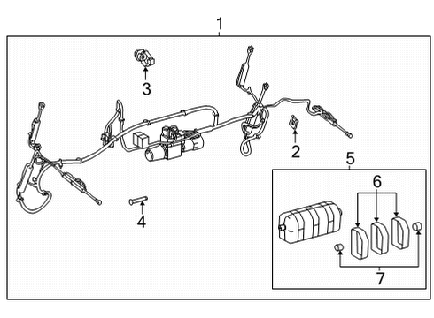 2021 Lexus LC500 Convertible Top SEAL, PACKING Diagram for 36867-11010
