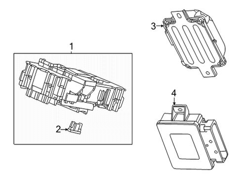 2022 Honda Civic Electrical Components Relay Assembly Micro Iso Diagram for 39794-TTA-J01