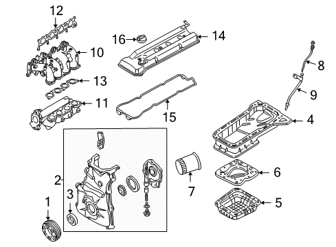 2004 Nissan Altima Intake Manifold Collector - Intake Manifold Diagram for 14010-8J10A