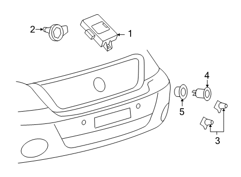 2005 Mercury Monterey Electrical Components Module Diagram for 3F2Z-15K866-BB