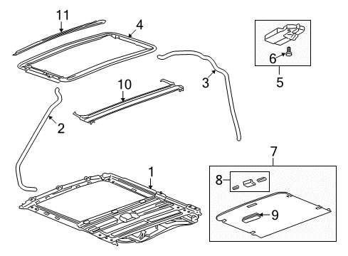 Diagram for 2010 Saturn Vue Sunroof