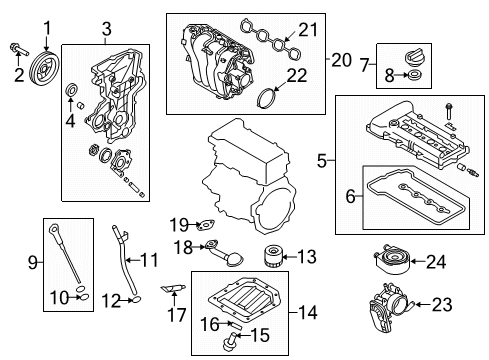 2021 Kia Soul Throttle Body Body Assembly-Throttle Diagram for 351002E410