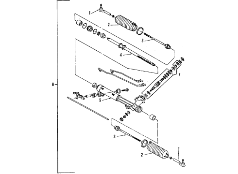 1986 Cadillac Seville P/S Pump & Hoses, Steering Gear & Linkage Switch Asm, Idle Speed Control P/S Pressure Diagram for 1632135