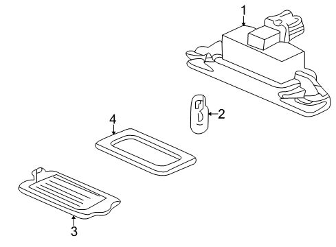 2011 Acura TL Bulbs Housing Diagram for 34104-S82-A11