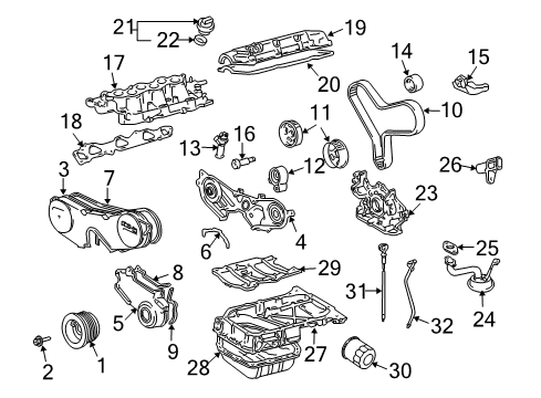 2006 Toyota Highlander Powertrain Control ECM Diagram for 89661-48A80