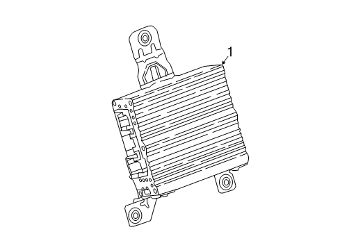 2019 Buick Regal Sportback Electrical Components Module Diagram for 84400423