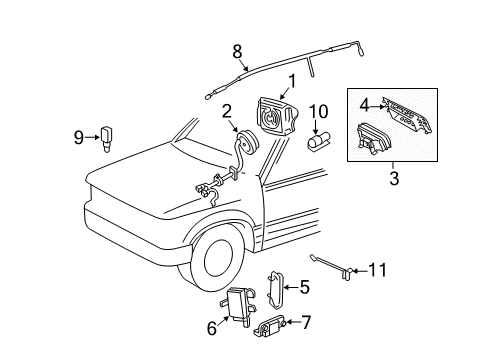 2009 Ford Escape Air Bag Components Clock Spring Diagram for 8L8Z-14A664-A