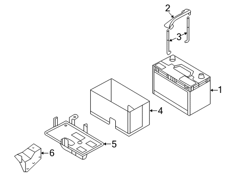 2009 Kia Sedona Battery Battery Wiring Assembly Diagram for 918554D011