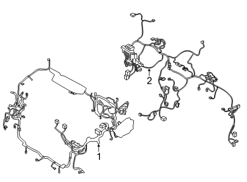 2016 Kia Sedona Wiring Harness Wiring Assembly-Main Diagram for 91112A9370