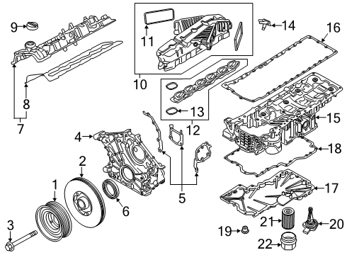 2018 BMW M760i xDrive Powertrain Control Oxygen Sensor Diagram for 11788611291