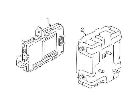 2021 Kia Niro Electrical Components Unit Assembly-BCM Diagram for 954B0G5AA0