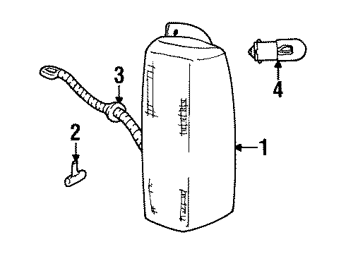 1997 Jeep Cherokee Combination Lamps Wiring-TAILLAMP Diagram for 56009770AB