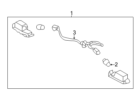 2019 Kia Soul License Lamps License Lamp Holder & Wiring Diagram for 92530B2000