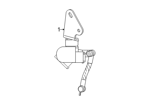 2020 Ram 2500 Ride Control Sensor-Ride Height Diagram for 68340185AC